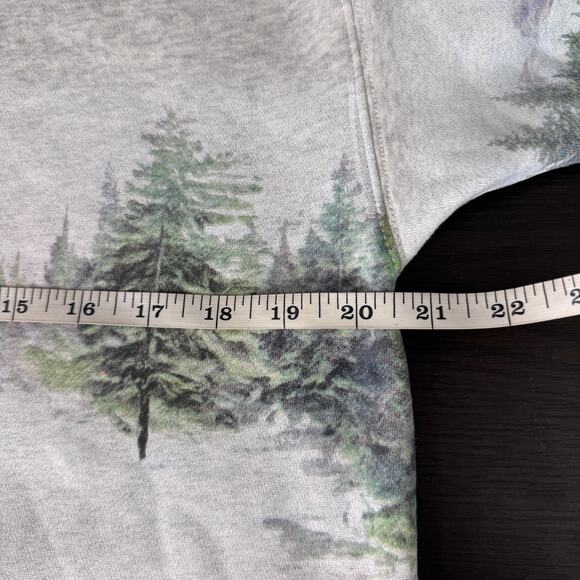 Abercrombie & Fitch Sweatshirt Womens Small Denali Alaska Scenic Sunday Crew - Picture 8 of 10